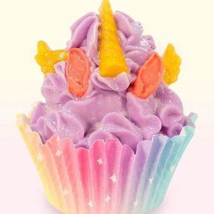 New Natural Unicorn Swirl Cupcake Soap